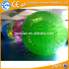 Primera bola de rodadura inflable de la bola de la bola humana del hámster del color de la fábrica de la venta para los cabritos